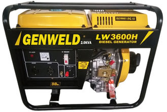 Iniziare diesel portatile di ritrazione del generatore di corrente di 12.5L 2.2kW