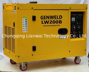 CA diesel silenzioso 4.0Kw/230V o 120V del generatore del saldatore di WD200B 200A potenza di uscita