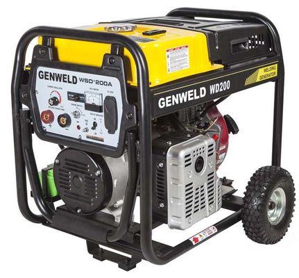 comprare GENWELD Generatore portatile per saldatori diesel WD200A 200A AC Potenza di uscita 6.5Kw online manufacture