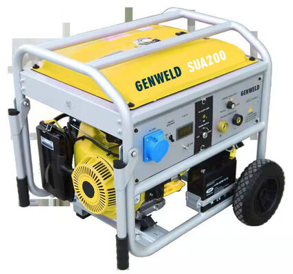 comprare GENWELD SUA200A Portatile benzina 200A MMA saldatore con AC 5.5Kw uscita ausiliaria (ciclo nominale:60%/180A/27.2V) online manufacture